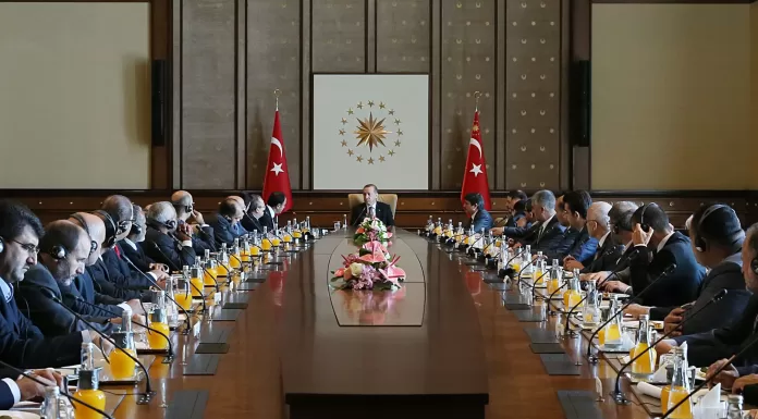 Orta Doğu Düşünce Kuruluşlardan Cumhurbaşkanı Erdoğan’a Ziyaret