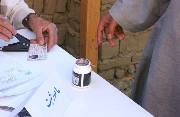 Preparing to vote