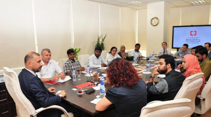 Pakistan ve Hindistanlı Akademisyenler T.C. Başbakanlık Basın Yayın ve Enformasyon Genel Müdürlüğü’nü Ziyaret Etti