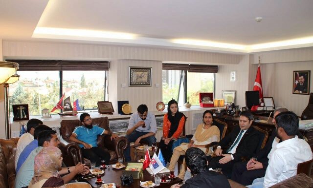 Hindistan ve Pakistanlı Akademisyenlerden AB Bakanlığına Ziyaret