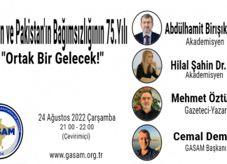 Hindistan ve Pakistan’ın Bağımsızlığının 75.Yılı “Ortak Bir Gelecek!”