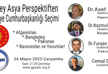 Güney Asya Perspektiften,Türkiye Cumhurbaşkanlığı Seçimi