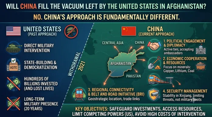 Will China Fill the Vacuum Left by the United States in Afghanistan?